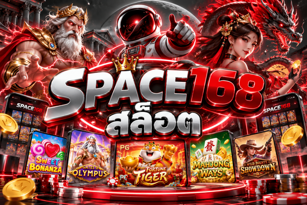 SPACE168 สล็อต เปิดจักรวาลเกมสล็อตยุคใหม่ ภาพสวย ฟีเจอร์แน่น เกมหลากสไตล์
